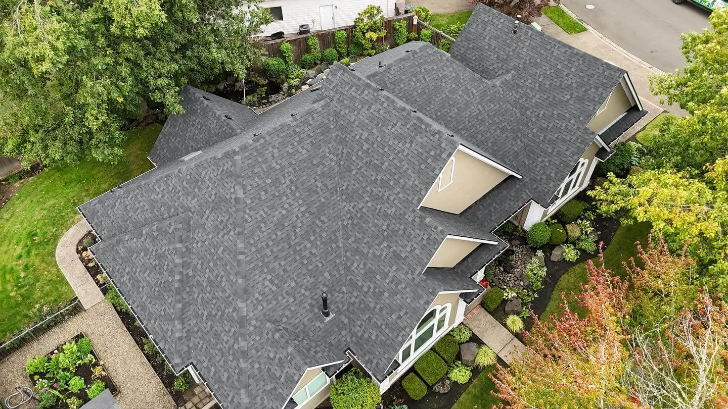 60 square complex roof replacement Lane County OR